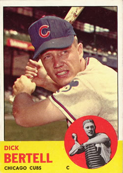 1963 Topps Baseball Cards      287     Dick Bertell